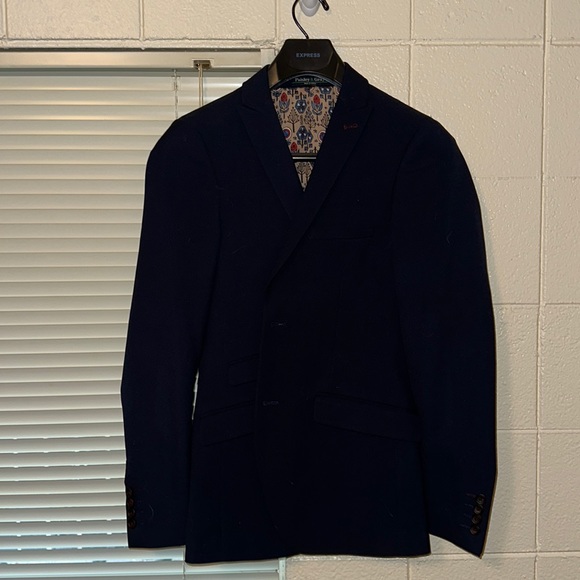 Mens Plus Size Blazers - Large Mens Blazers Mens Purple Paisley Blazer - Big and Tall Sport Coat With Bowtie